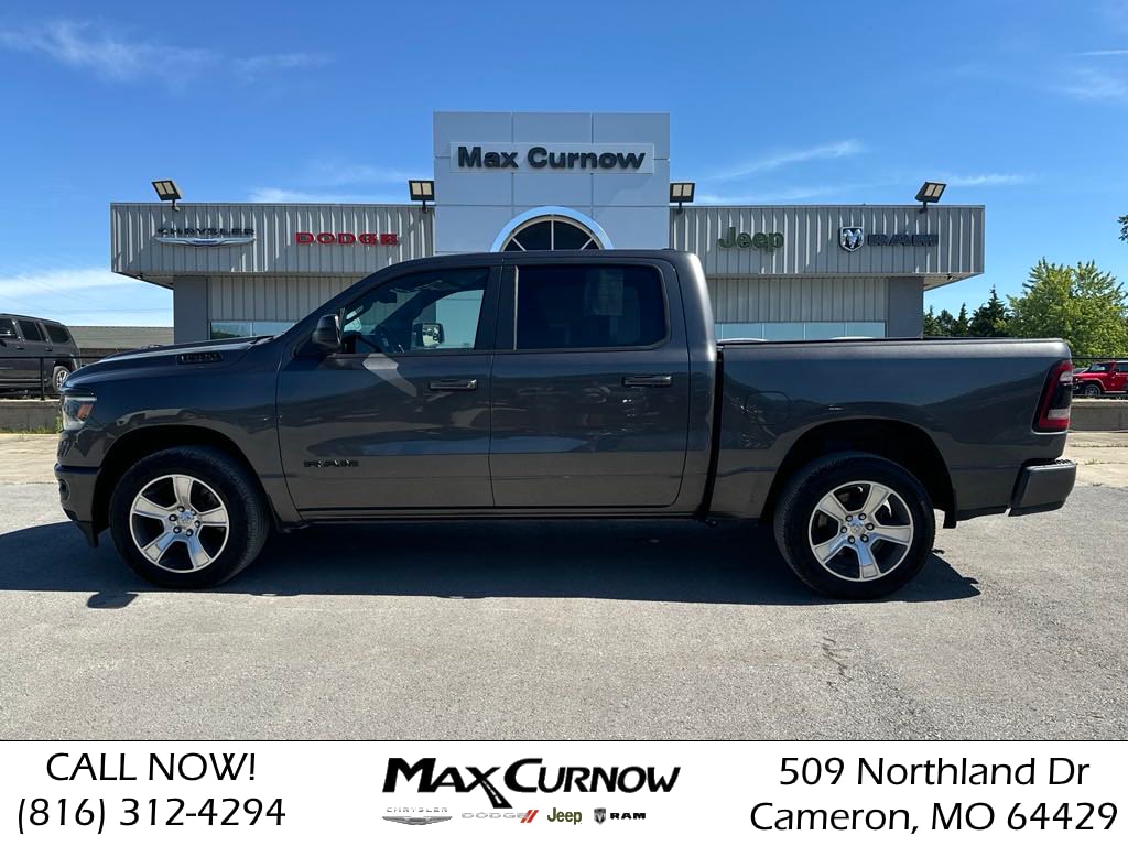 Used 2020 RAM Ram 1500 Sport with VIN 1C6SRFLT1LN411610 for sale in Kansas City