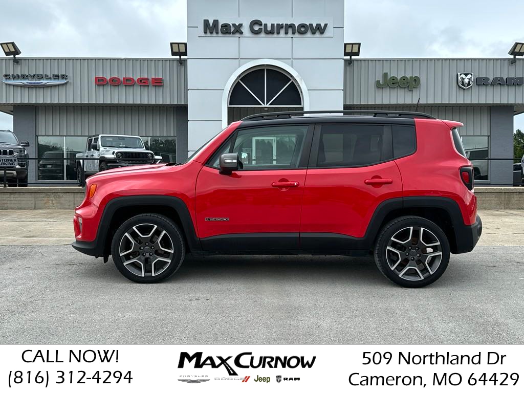 Used 2021 Jeep Renegade Limited with VIN ZACNJDD1XMPM09200 for sale in Cameron, MO