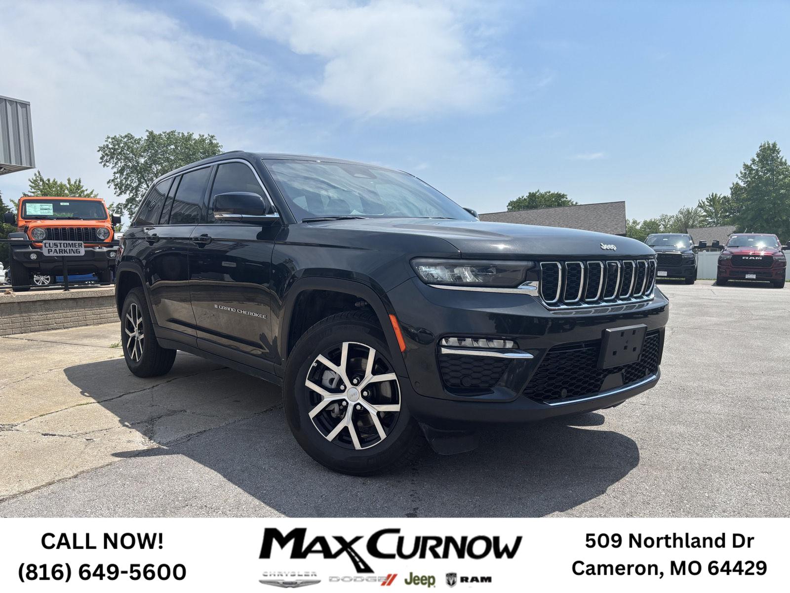 Used 2025 Jeep Grand Cherokee Limited with VIN 1C4RJHBGXS8630125 for sale in Kansas City