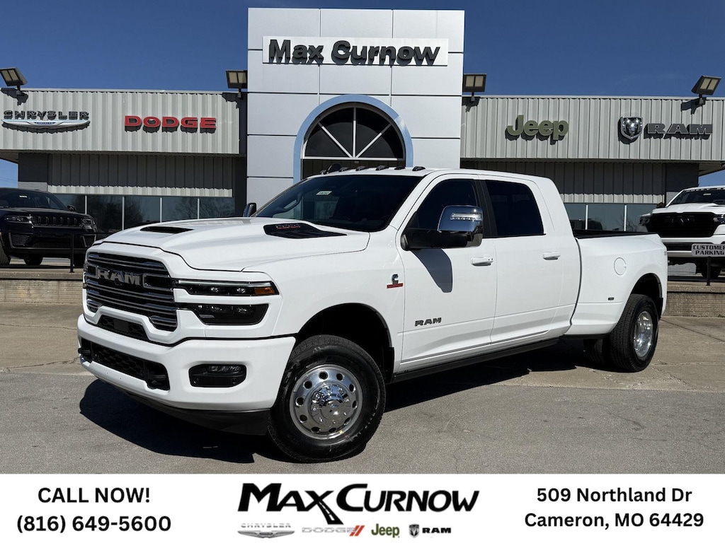 New 2026 Ram 3500 LARAMIE MEGA CAB 4X4 6'4 BOX Pickup