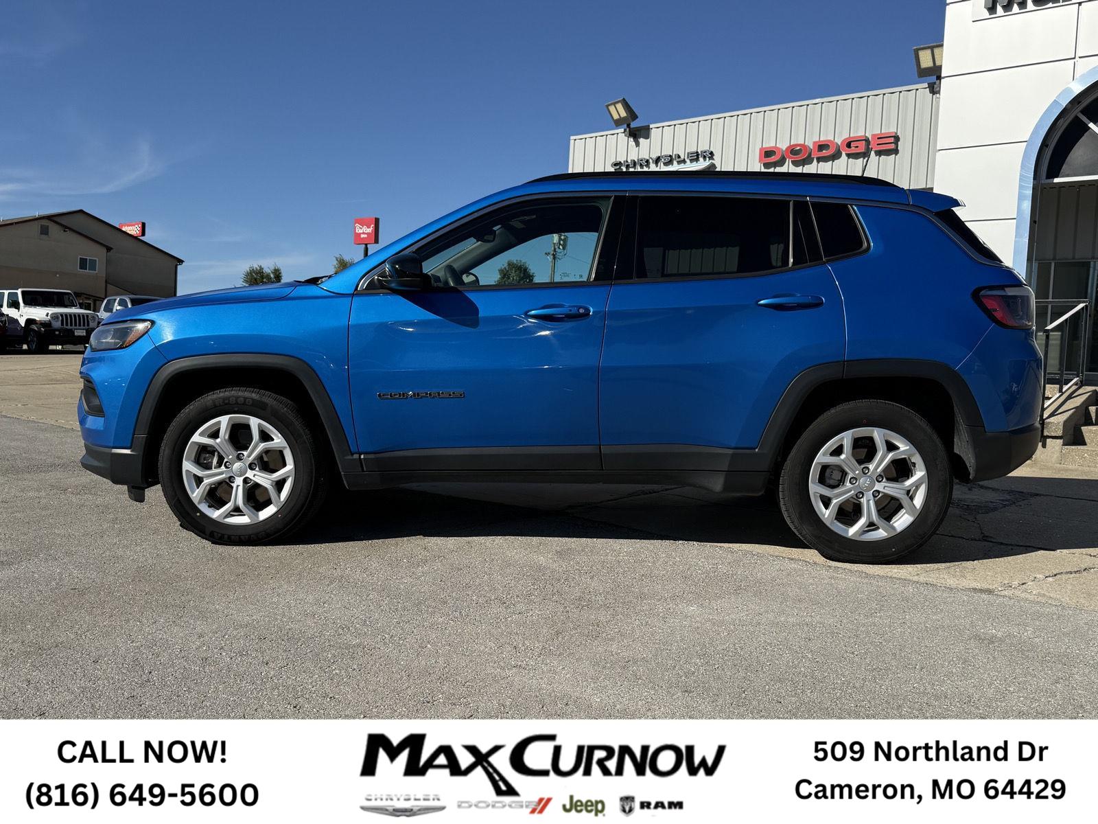 Used 2024 Jeep Compass Latitude with VIN 3C4NJDBN2RT110194 for sale in Kansas City