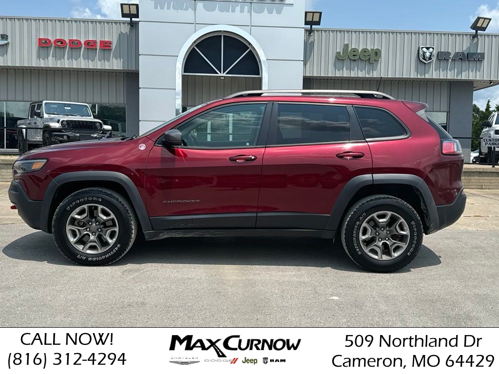 Used 2019 Jeep Cherokee Trailhawk with VIN 1C4PJMBX6KD229338 for sale in Kansas City