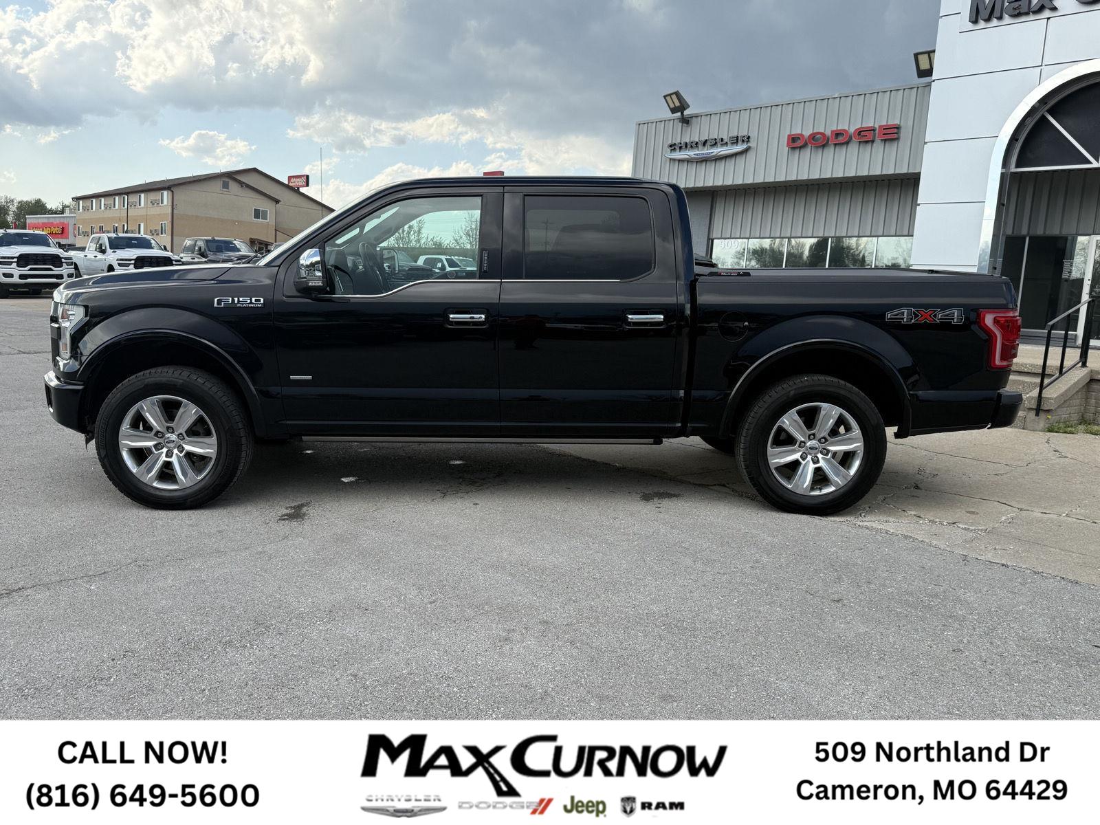 Used 2016 Ford F-150 Platinum with VIN 1FTEW1EG8GFA01453 for sale in Kansas City