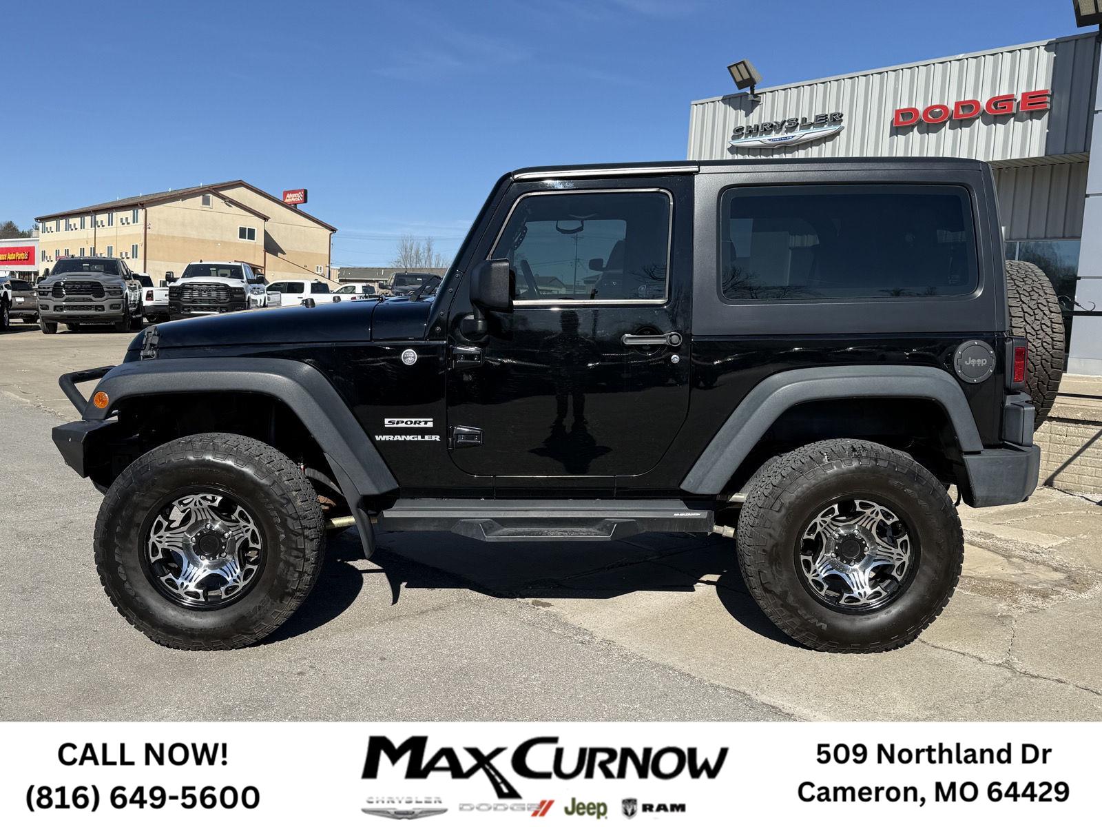 Used 2013 Jeep Wrangler Sport with VIN 1C4AJWAGXDL670319 for sale in Kansas City