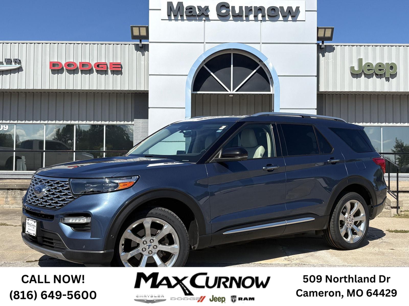 Used 2020 Ford Explorer Platinum with VIN 1FM5K8HC4LGA25018 for sale in Kansas City