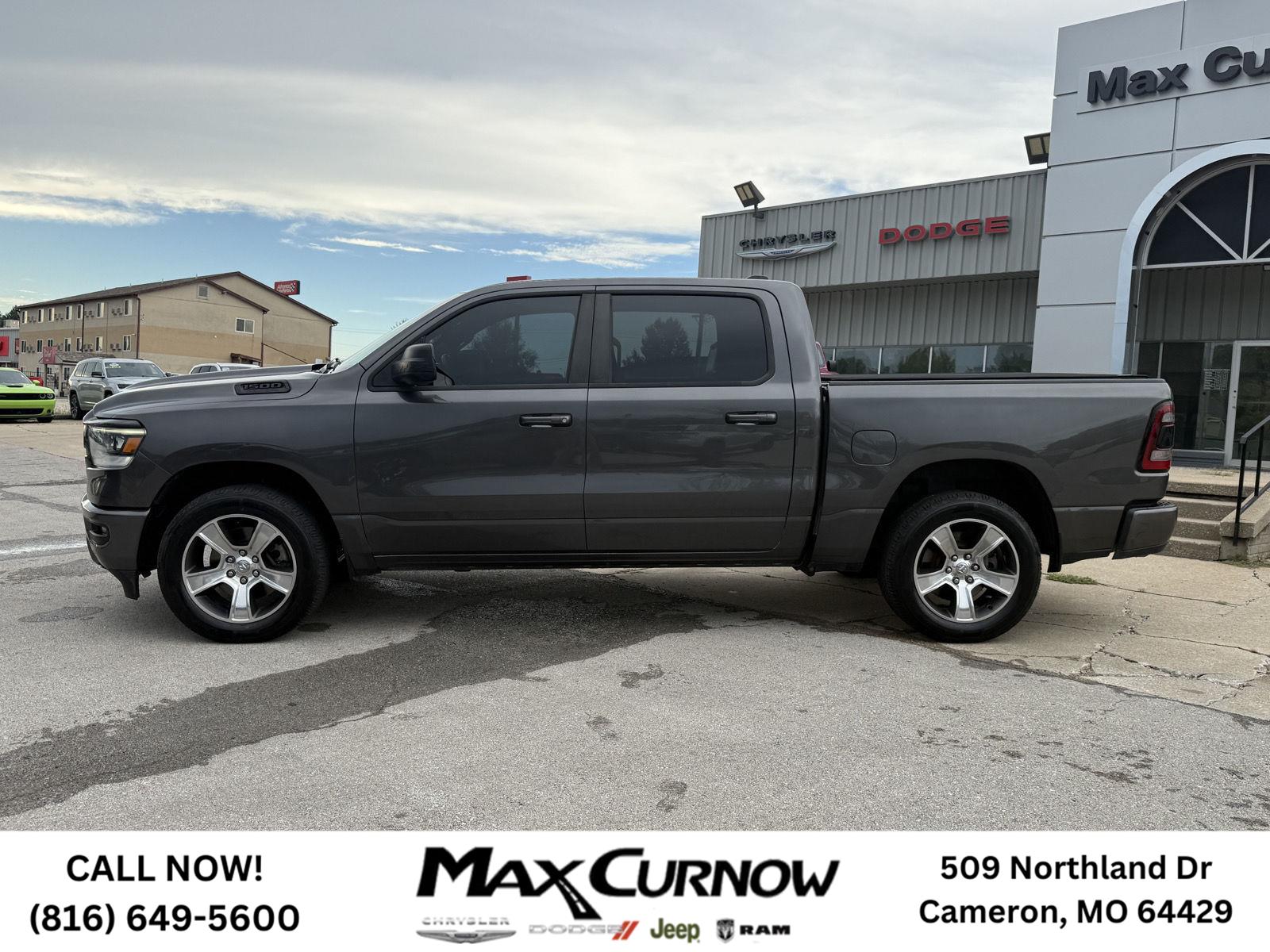 Used 2020 RAM Ram 1500 Sport with VIN 1C6SRFLT1LN411610 for sale in Kansas City