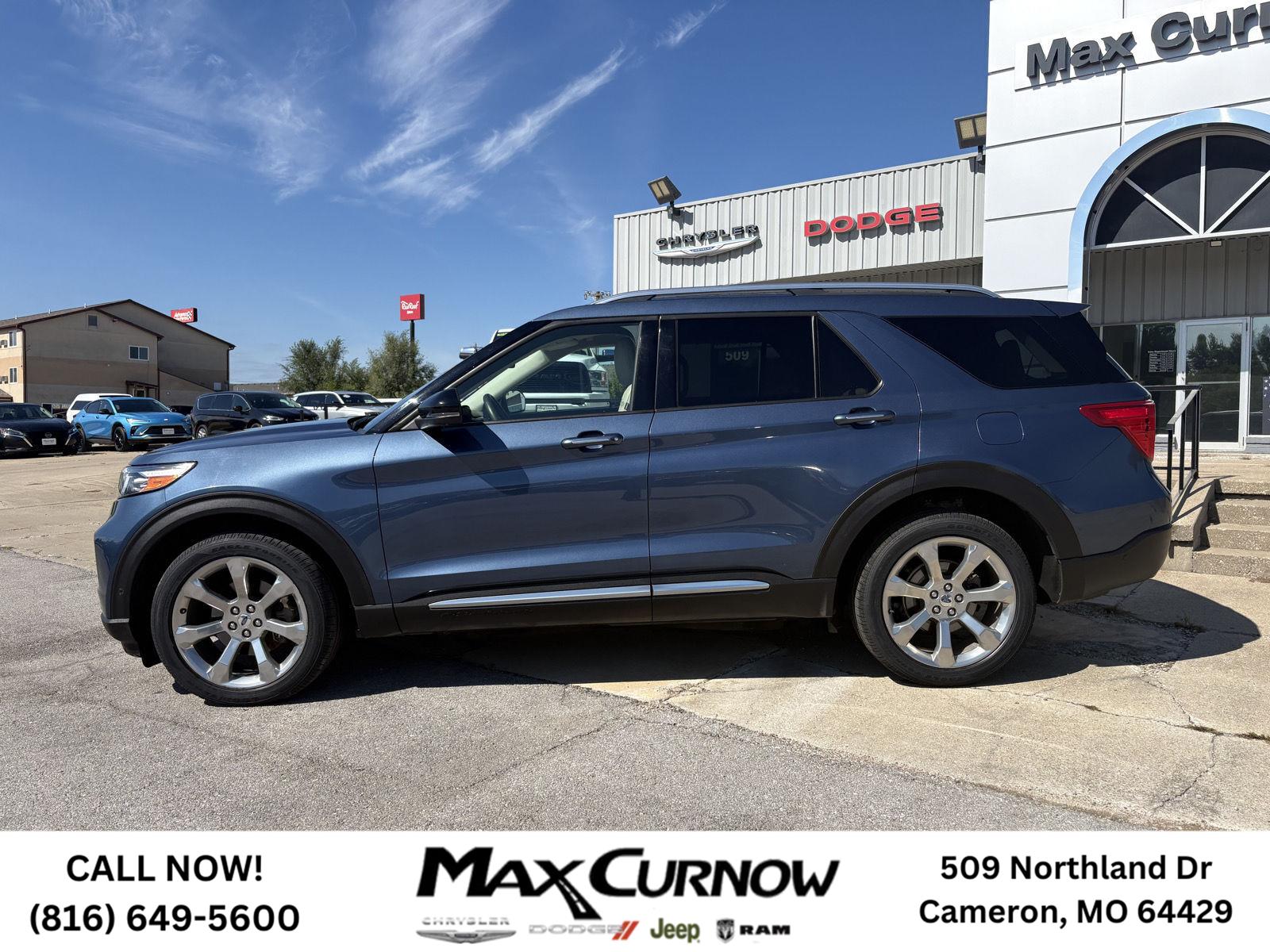 Used 2020 Ford Explorer Platinum with VIN 1FM5K8HC4LGA25018 for sale in Kansas City