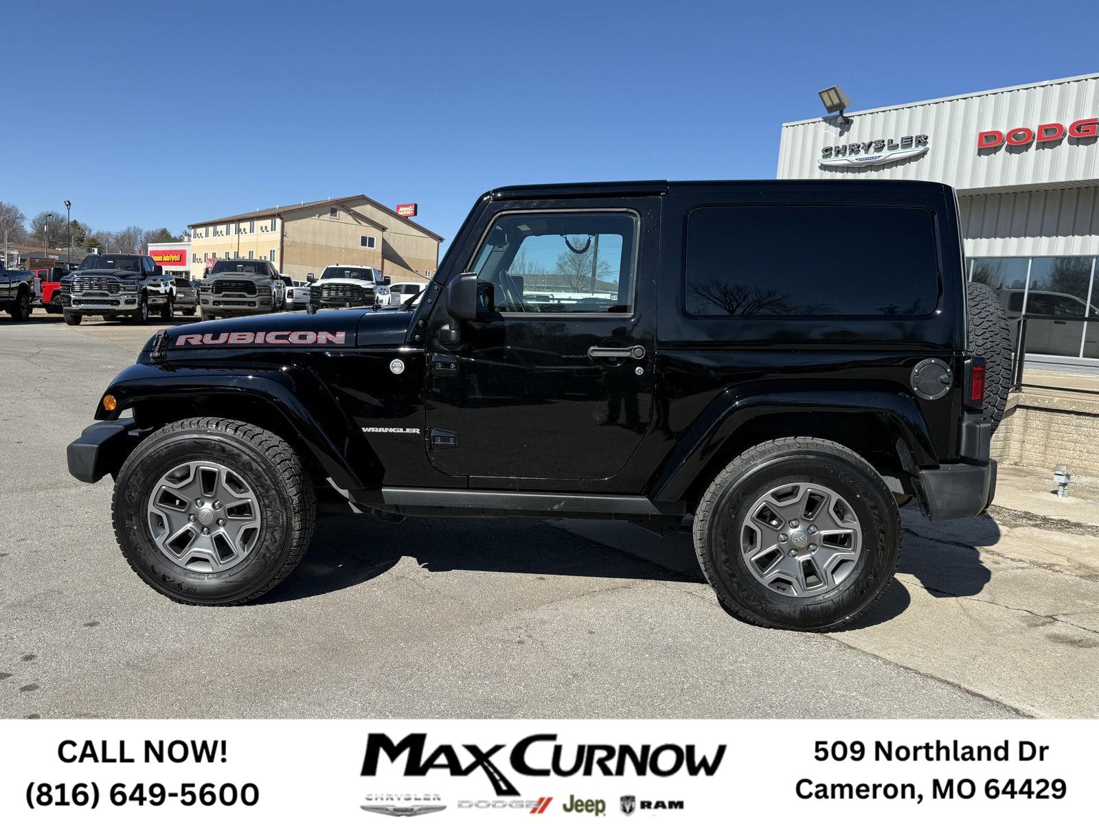 Used 2017 Jeep Wrangler Rubicon with VIN 1C4BJWCG9HL550664 for sale in Cameron, MO