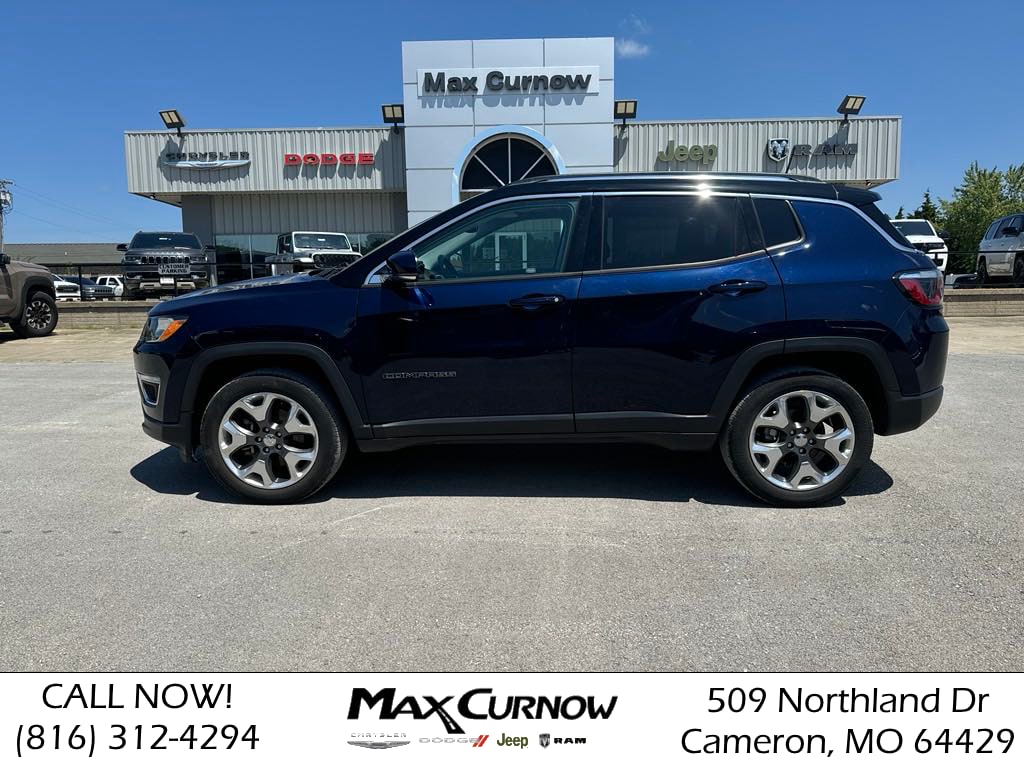 Used 2021 Jeep Compass Limited with VIN 3C4NJDCB9MT525977 for sale in Cameron, MO