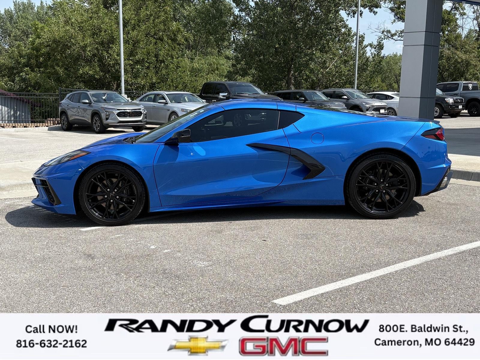 Used 2024 Chevrolet Corvette 2LT with VIN 1G1YB2D47R5117556 for sale in Kansas City