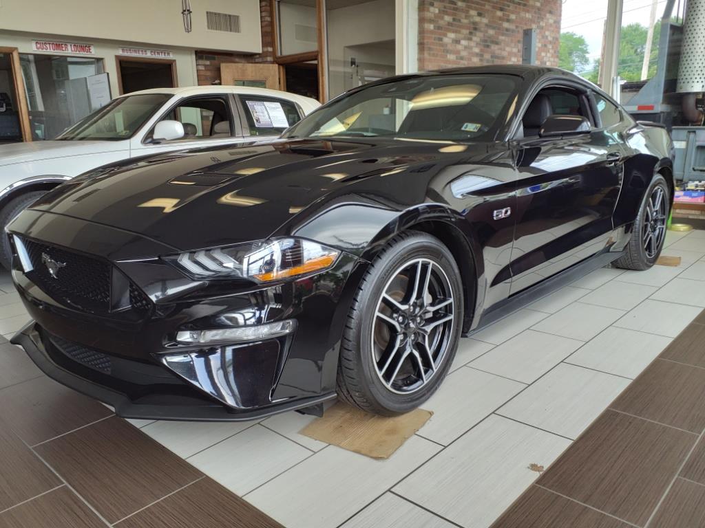 Used 2021 Ford Mustang GT with VIN 1FA6P8CF2M5121597 for sale in Dunbar, PA