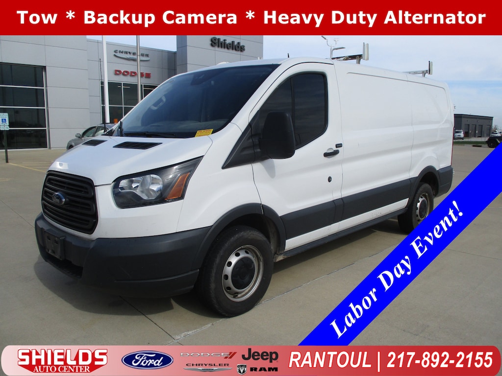 Used 2017 Ford Transit-250 w/60/40 Pass-Side Cargo-Doors Van Low Roof Cargo