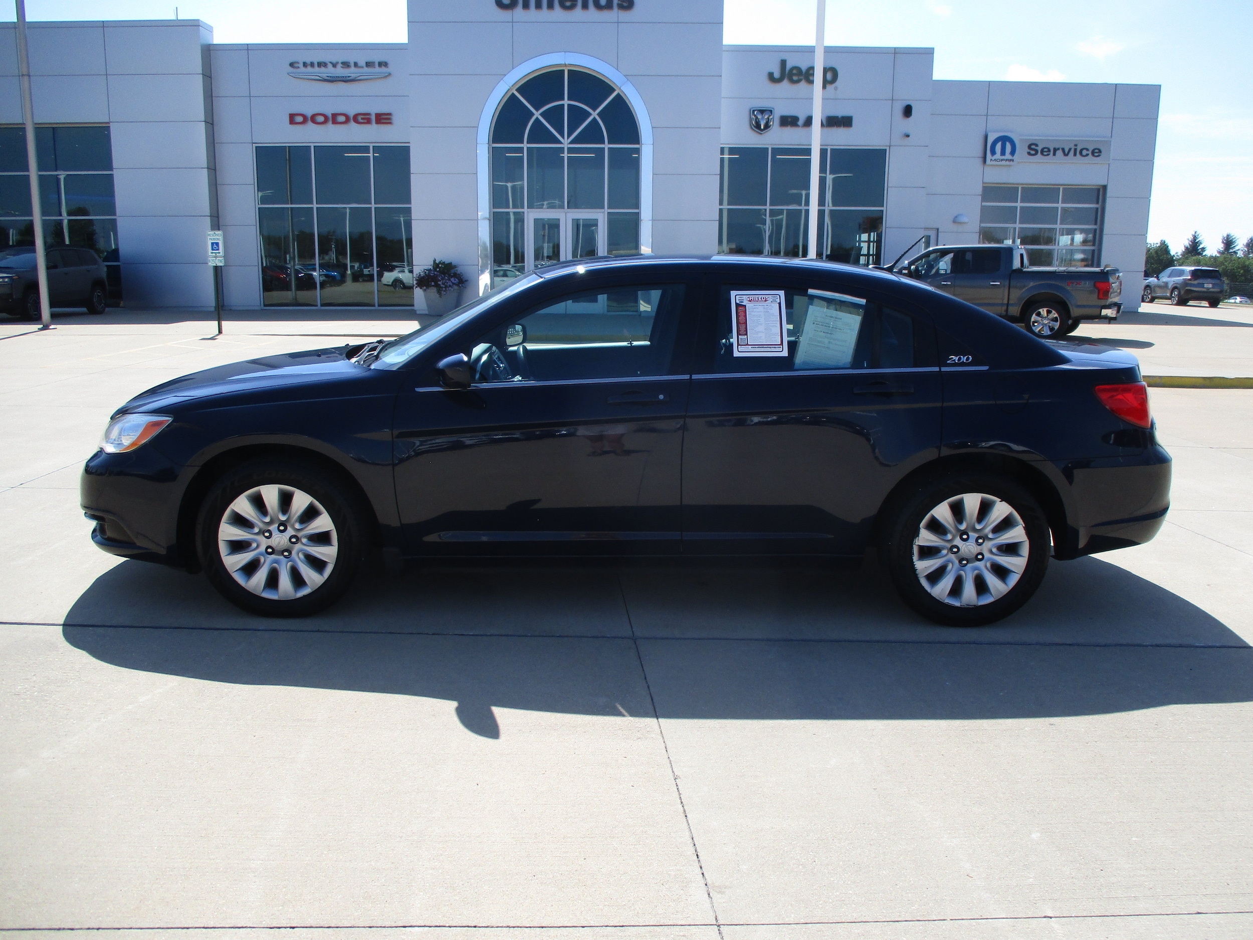 Used 2014 Chrysler 200 LX with VIN 1C3CCBAB2EN213448 for sale in Rantoul, IL