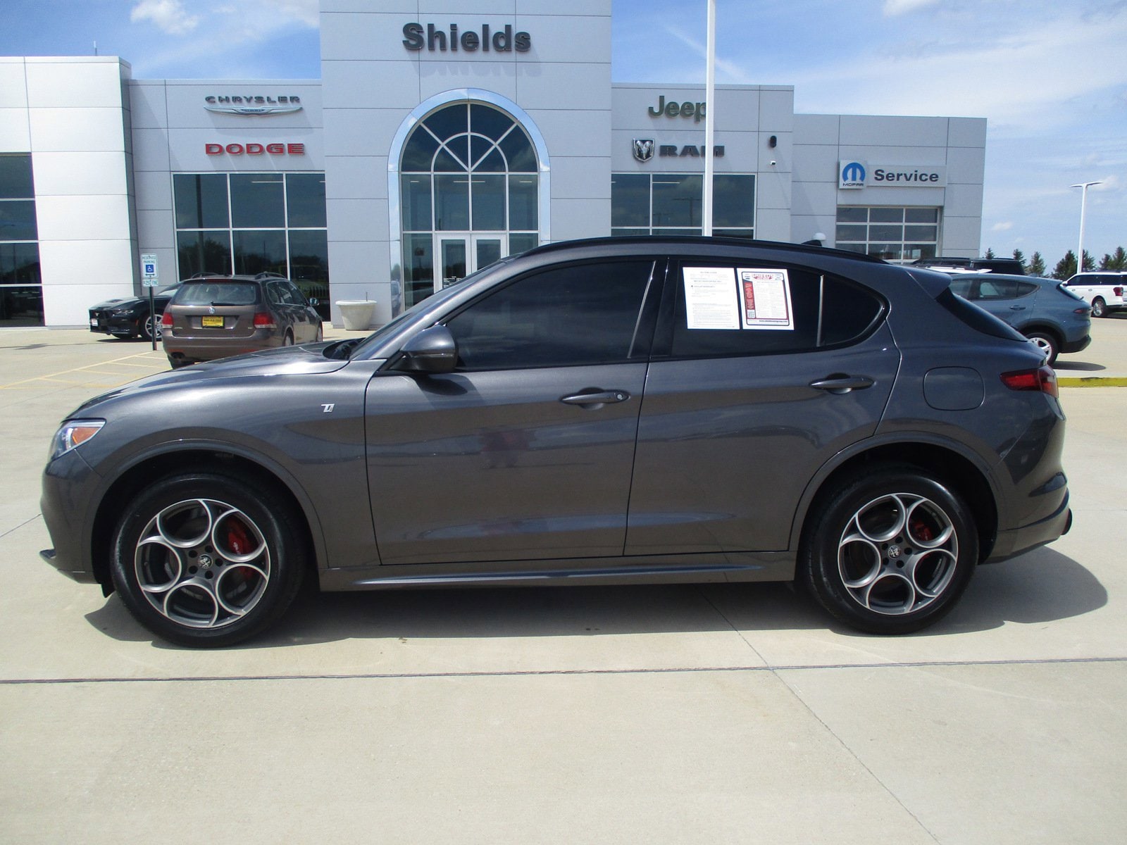 Used 2022 Alfa Romeo Stelvio Ti with VIN ZASPAKBN1N7D47729 for sale in Rantoul, IL