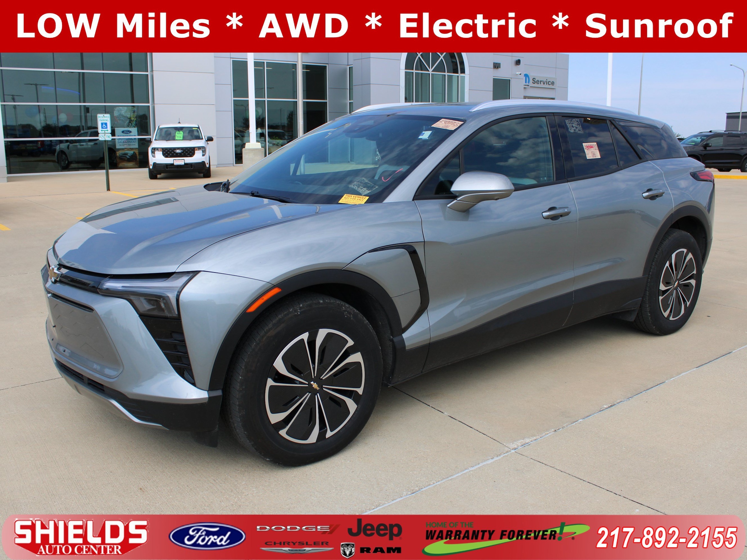 Used 2024 Chevrolet Blazer EV LT with VIN 3GNKDBRJ0RS218280 for sale in Rantoul, IL