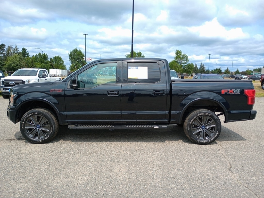 Used 2018 Ford F-150 Lariat with VIN 1FTEW1E57JFB21055 for sale in Grand Rapids, Minnesota