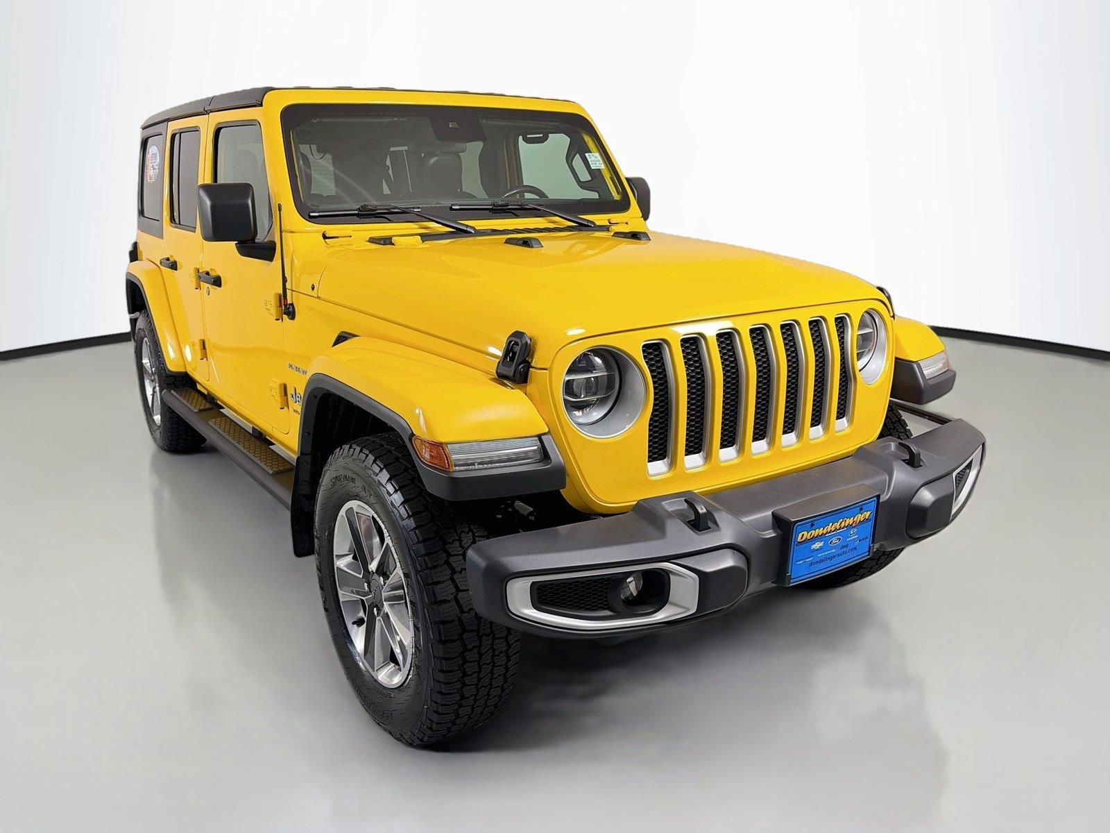 Used 2021 Jeep Wrangler Unlimited Sahara with VIN 1C4HJXEG3MW591474 for sale in Cohasset, Minnesota