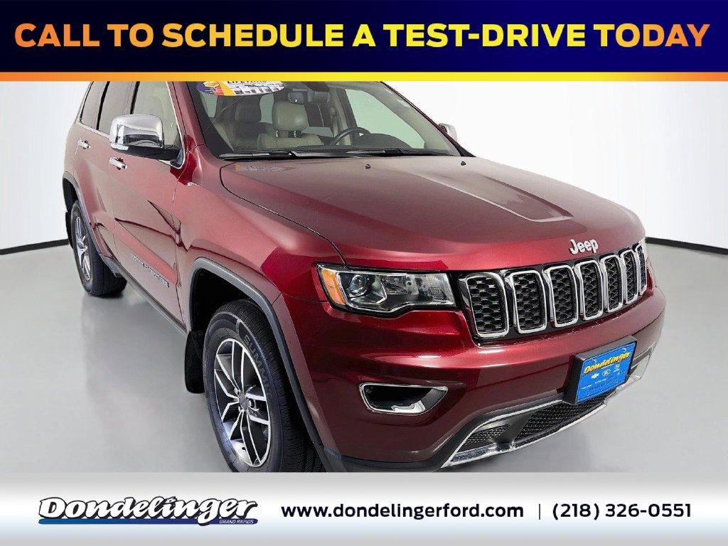Certified 2021 Jeep Grand Cherokee Limited with VIN 1C4RJFBG4MC647622 for sale in Cohasset, Minnesota