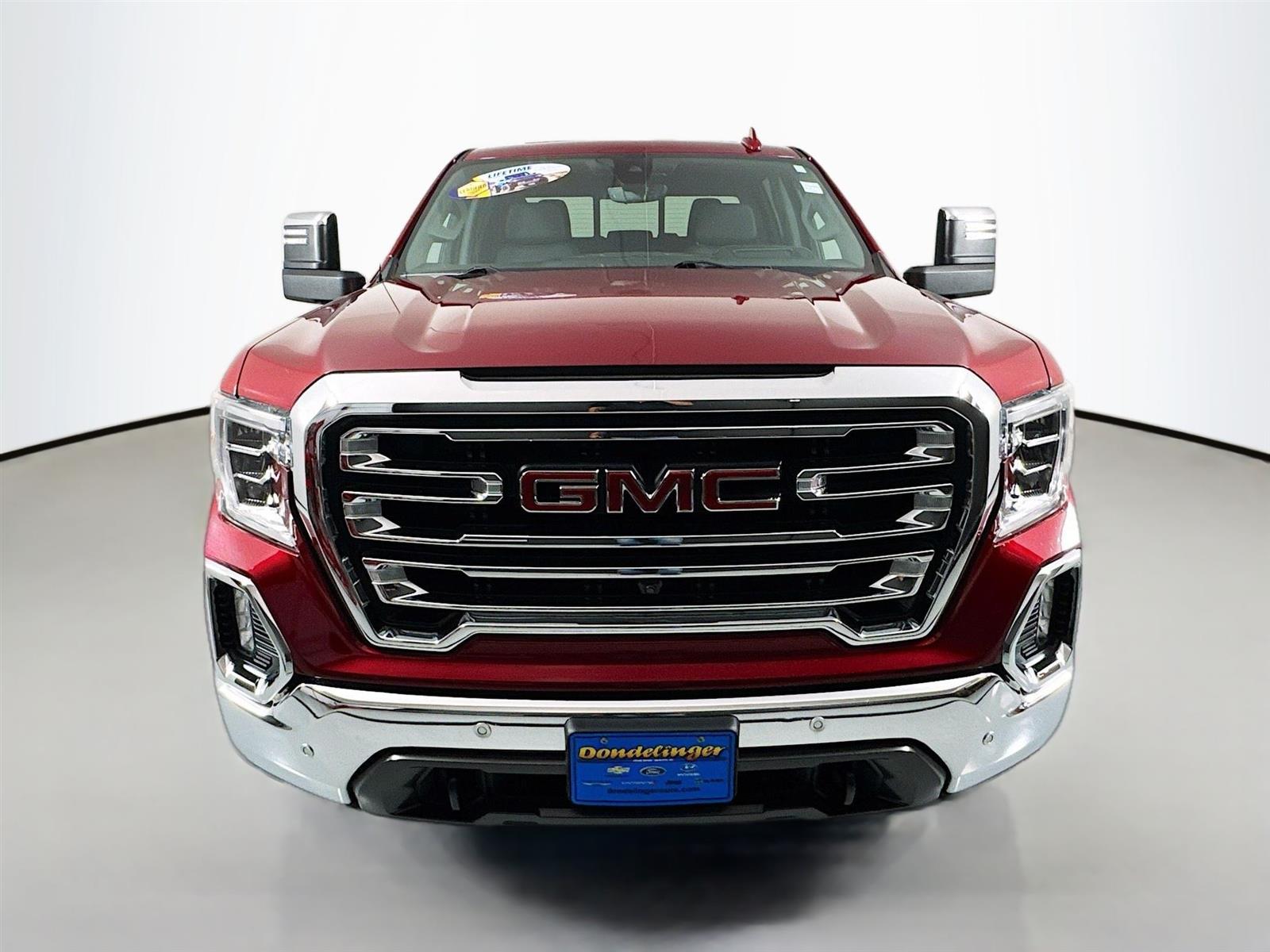 Used 2021 GMC Sierra 1500 SLT with VIN 3GTU9DEL7MG311055 for sale in Cohasset, Minnesota