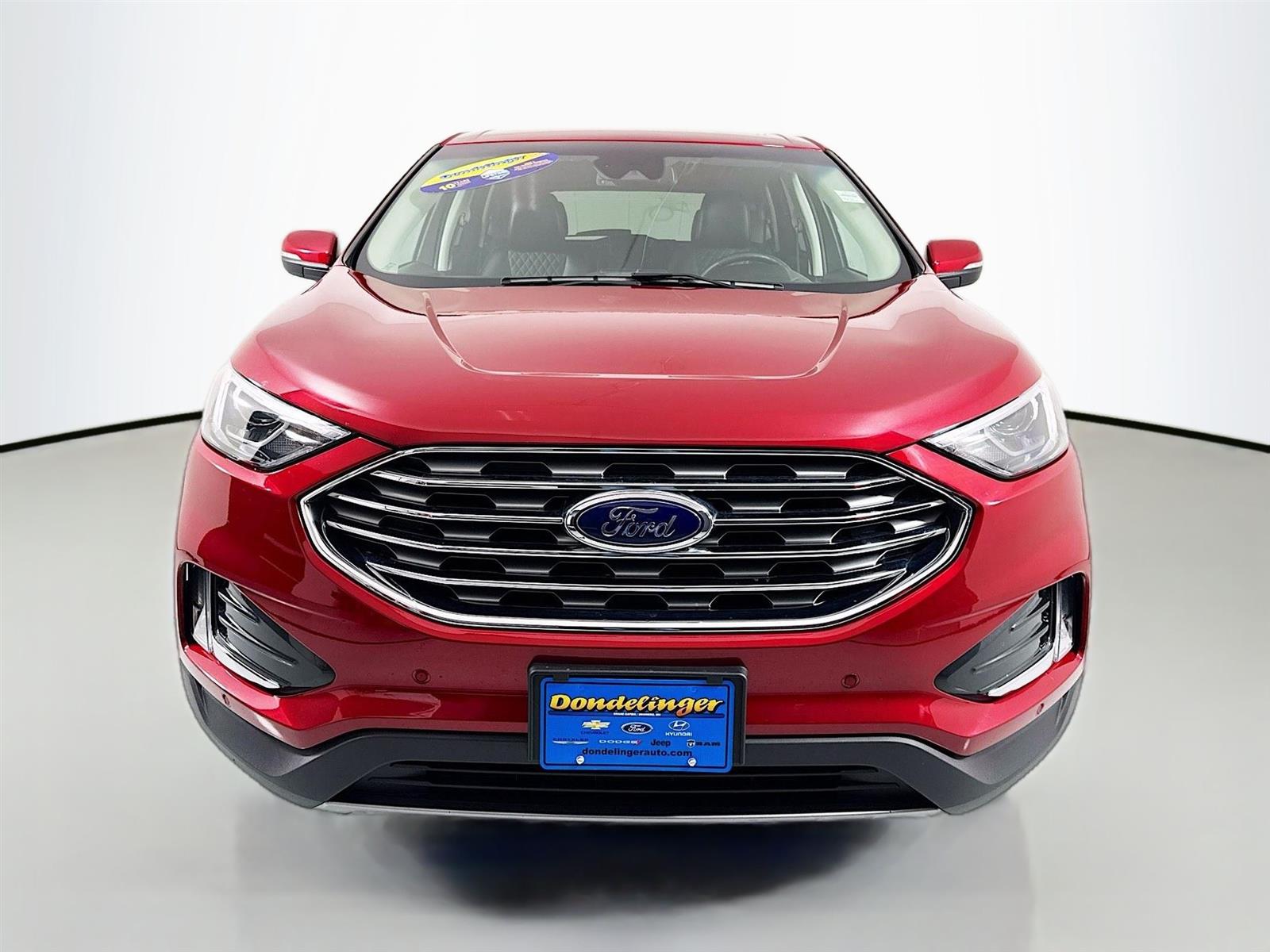 Used 2024 Ford Edge Titanium with VIN 2FMPK4K93RBA51401 for sale in Cohasset, Minnesota