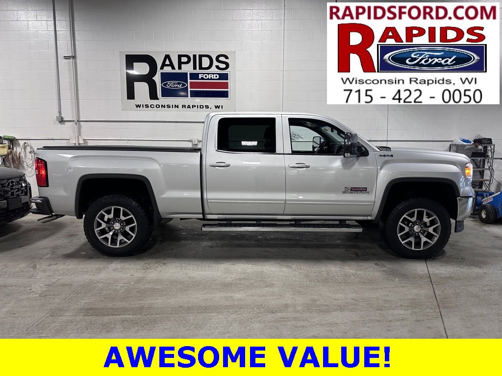 Used 2015 GMC Sierra 1500 SLE with VIN 3GTU2UEC7FG350803 for sale in Wisconsin Rapids, WI