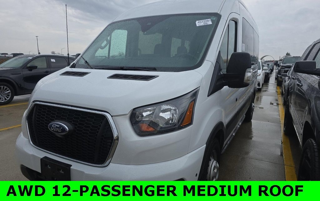 Used 2024 Ford Transit Passenger Wagon XLT T-350 148 Med Roof XLT AWD