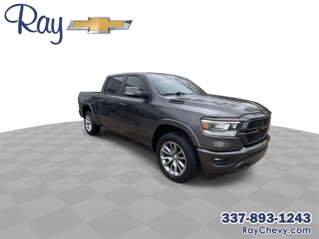 Used 2021 RAM Ram 1500 Pickup Laramie with VIN 1C6SRFJT1MN660218 for sale in Abbeville, LA