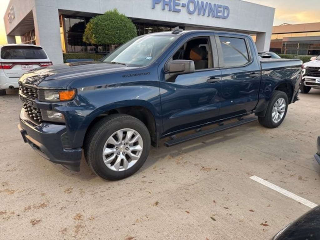 Used 2021 Chevrolet Silverado 1500 Custom Truck Crew Cab