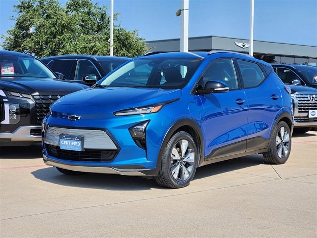 Certified 2023 Chevrolet Bolt EUV LT with VIN 1G1FY6S06P4117676 for sale in Plano, TX