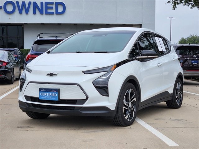 Certified 2023 Chevrolet Bolt EV 2LT with VIN 1G1FX6S0XP4197793 for sale in Plano, TX