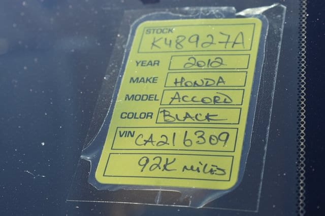Vehicle thumbnail