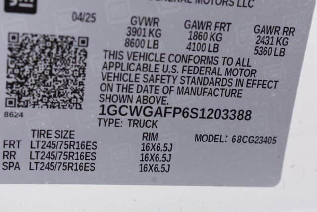 2025 Chevrolet Express Cargo Work Van - Photo 30
