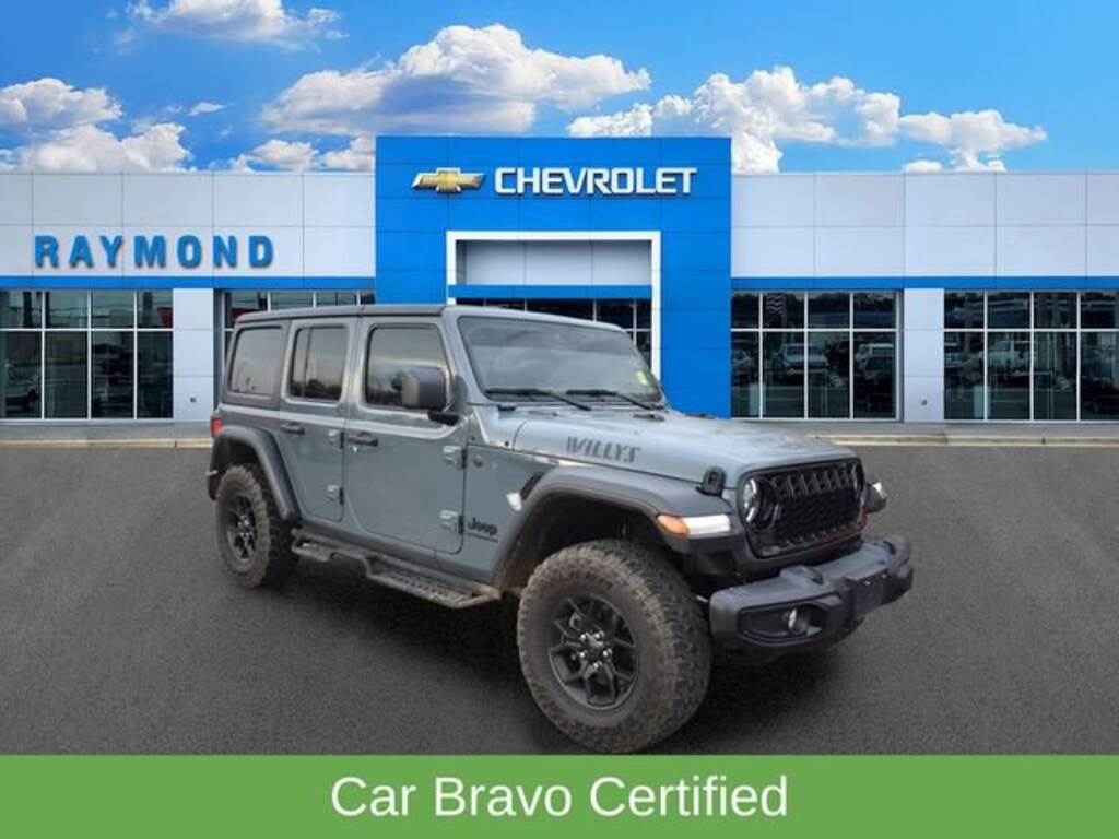 Used 2024 Jeep Wrangler 4-Door Willys 4x4 SUV
