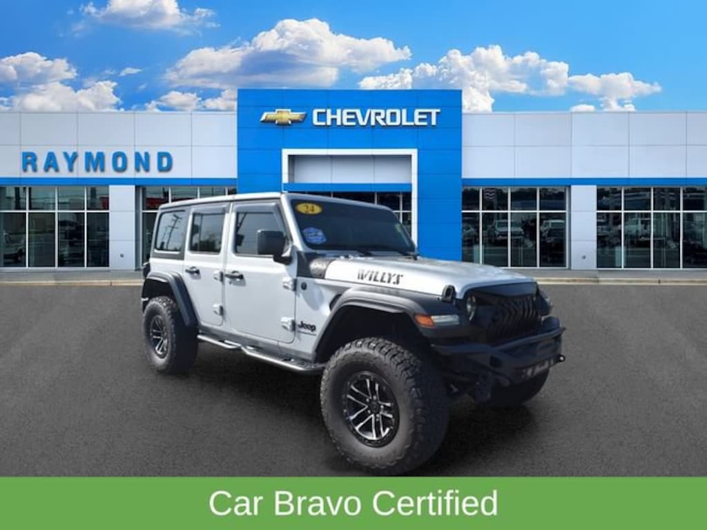 Used 2024 Jeep Wrangler 4-Door Willys 4x4 SUV