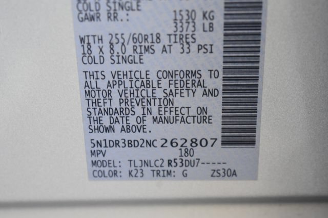 2022 Nissan Pathfinder SV - Photo 16
