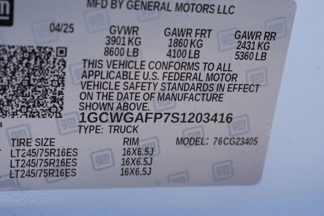 2025 Chevrolet Express Cargo Work Van - Photo 32