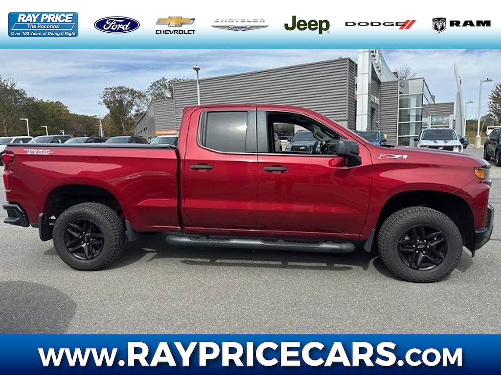 Used 2019 Chevrolet Silverado 1500 Silverado Custom Trail Boss Truck Double Cab