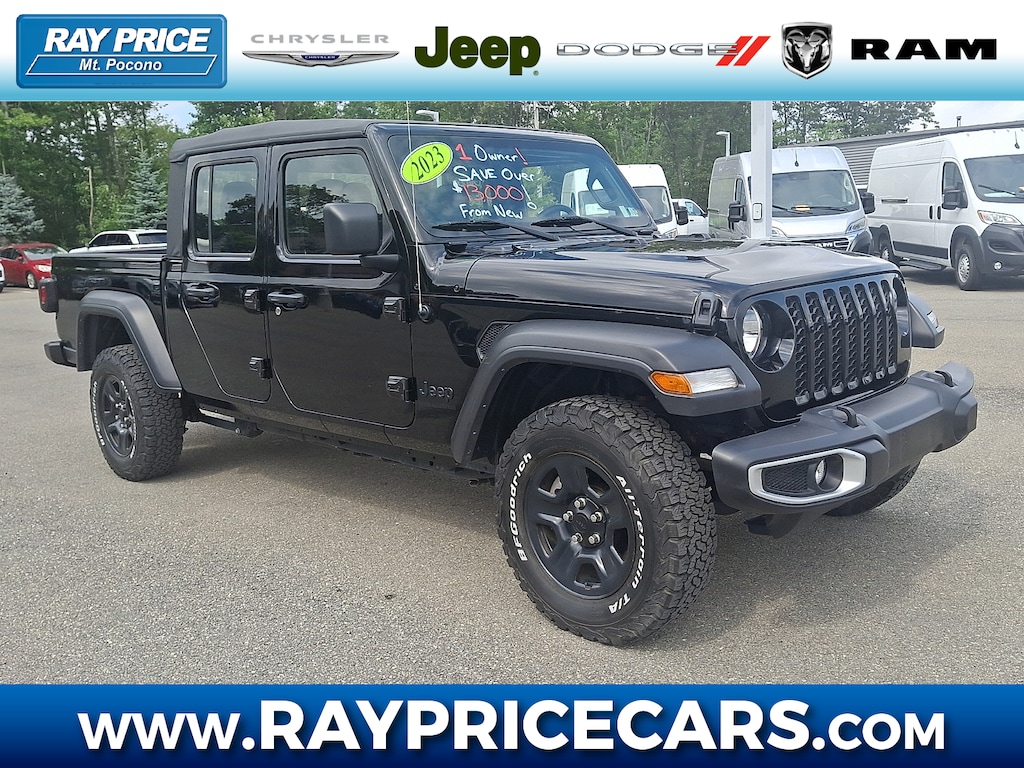 Certified 2023 Jeep Gladiator Sport Truck Crew Cab