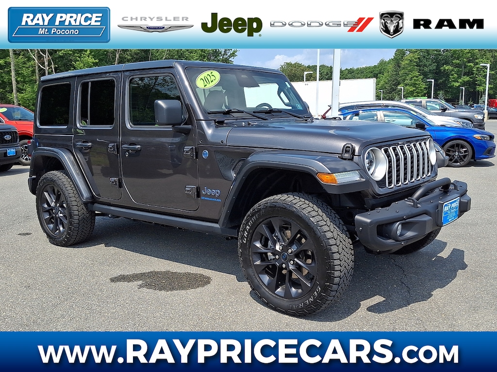 Certified 2025 Jeep Wrangler 4xe Sahara SUV