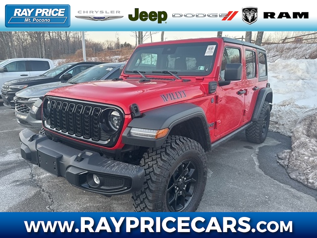 Certified 2025 Jeep Wrangler 4xe Sport SUV