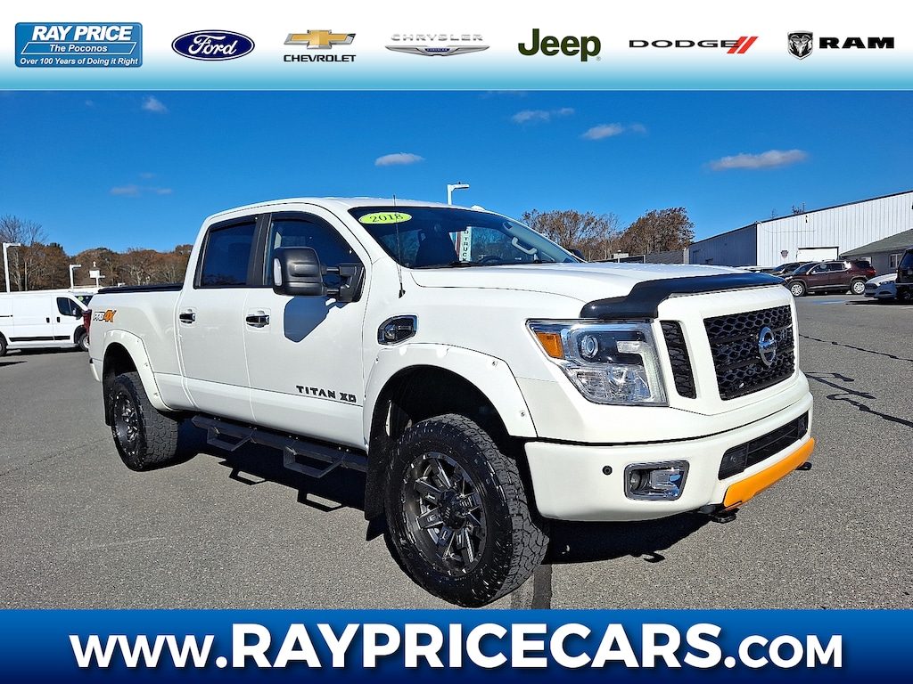 Used 2018 Nissan Titan XD PRO-4X Diesel Truck Crew Cab