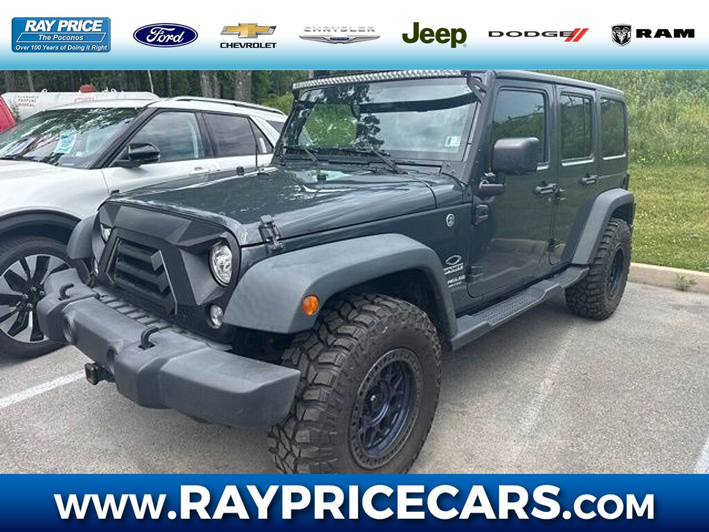 Used 2017 Jeep Wrangler JK Unlimited Sport 4x4 SUV