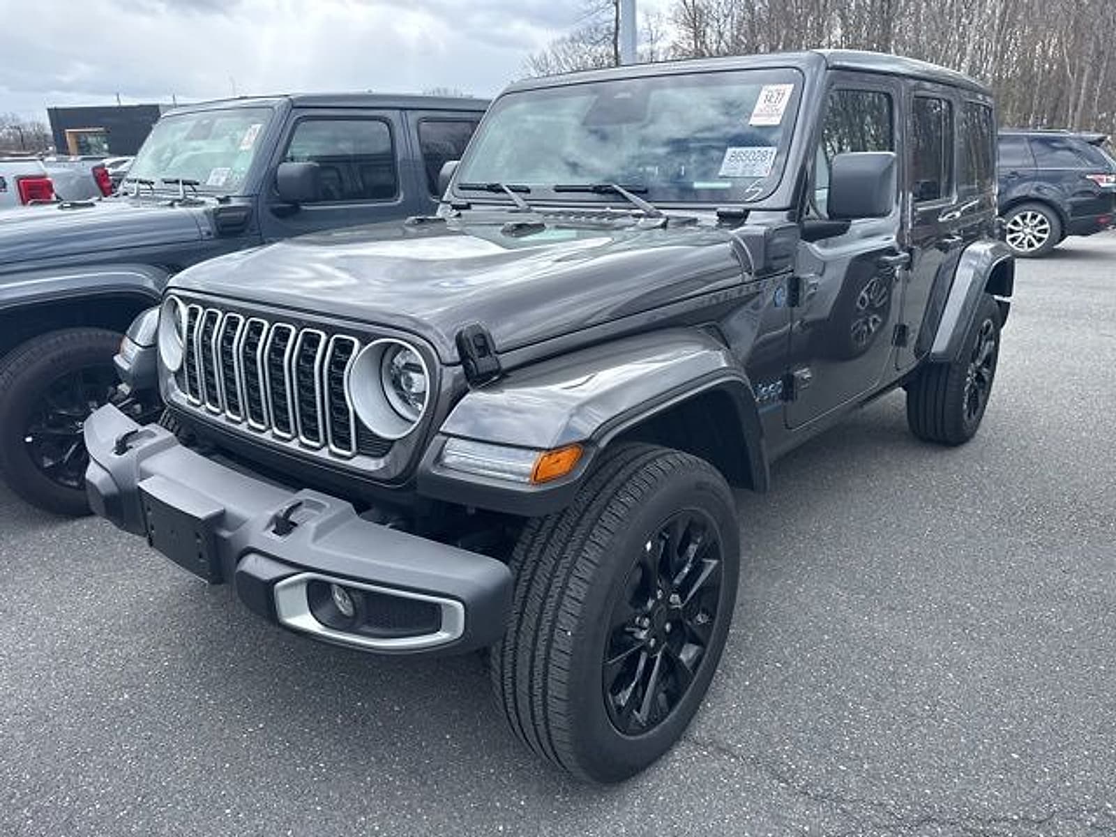 Used 2025 Jeep Wrangler 4xe Sahara 4XE with VIN 1C4RJXP68SW579181 for sale in Mount Pocono, PA