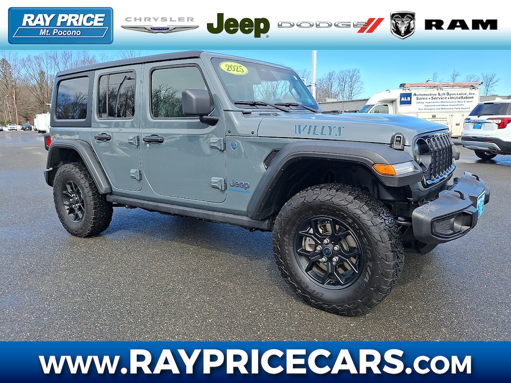 Certified 2025 Jeep Wrangler 4xe Sport SUV