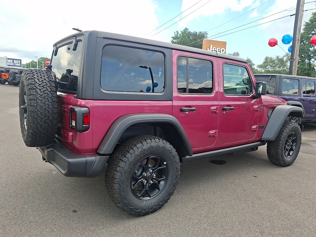 New 2026 Jeep Wrangler 4-Door Willys 4x4 Sport Utility