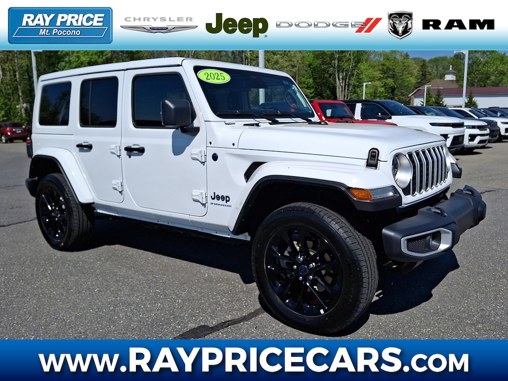Certified 2025 Jeep Wrangler 4xe Sahara SUV