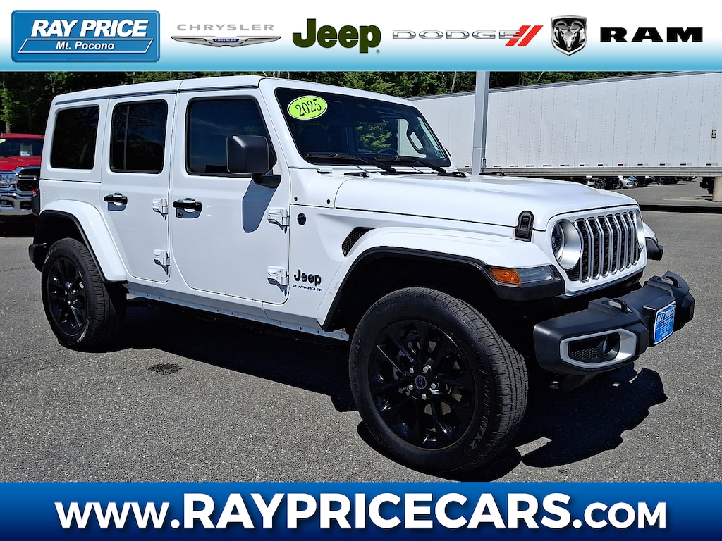 Certified 2025 Jeep Wrangler 4xe Sahara SUV