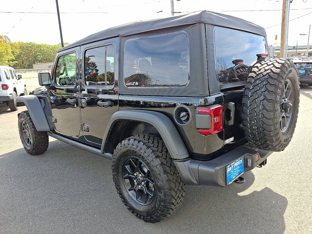 New 2025 Jeep Wrangler 4-Door Willys 4x4 Sport Utility