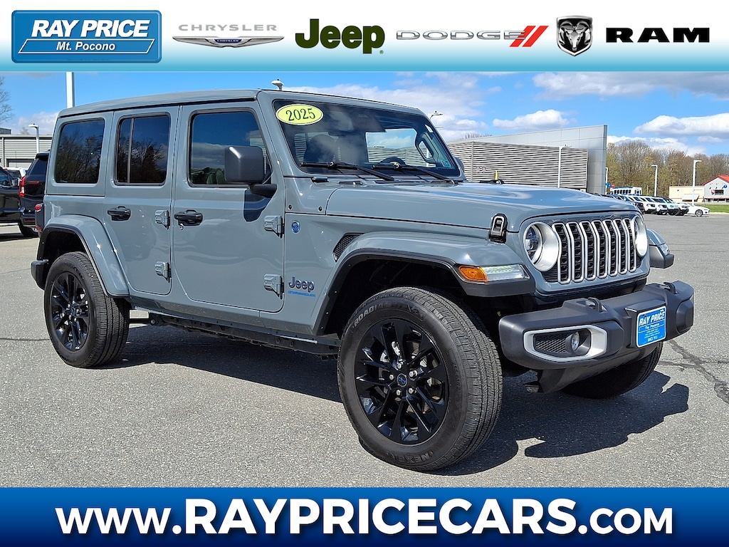 Certified 2025 Jeep Wrangler 4xe Sahara SUV