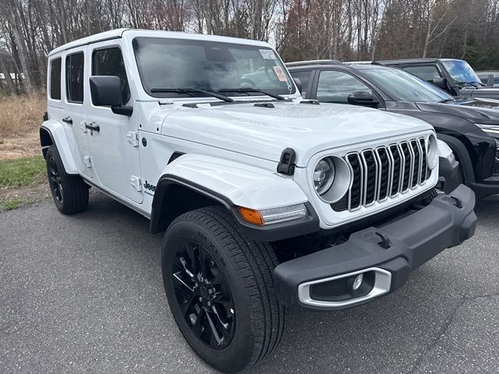 Used 2025 Jeep Wrangler 4xe Sahara 4XE with VIN 1C4RJXP67SW599549 for sale in Mount Pocono, PA